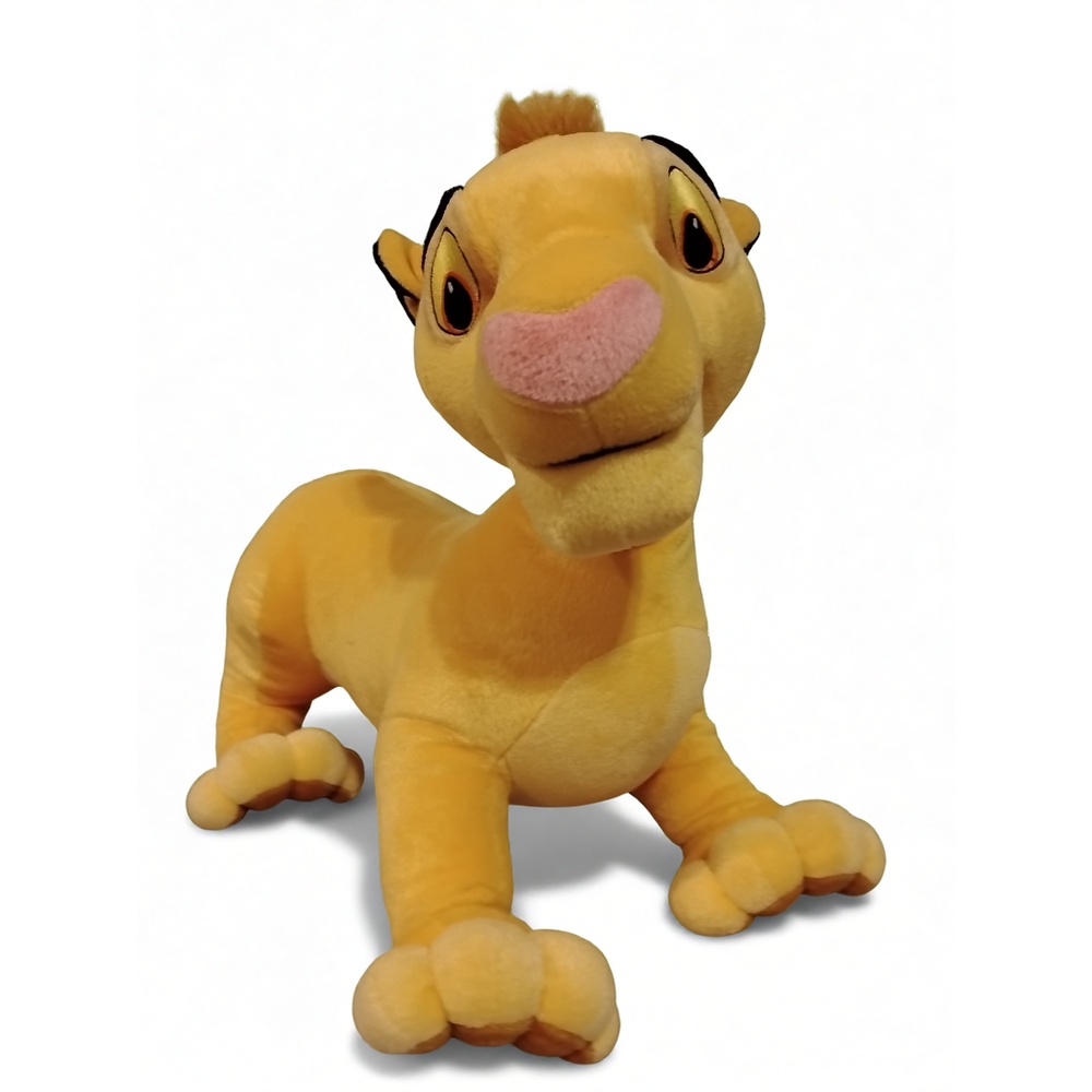 Disney 2002 Lion King Simba Plush Hasbro Soft Toy Stuffed Animal Collectible